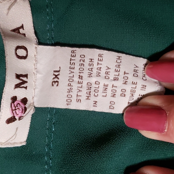 Green MOA shirt size 3X - Picture 4 of 5